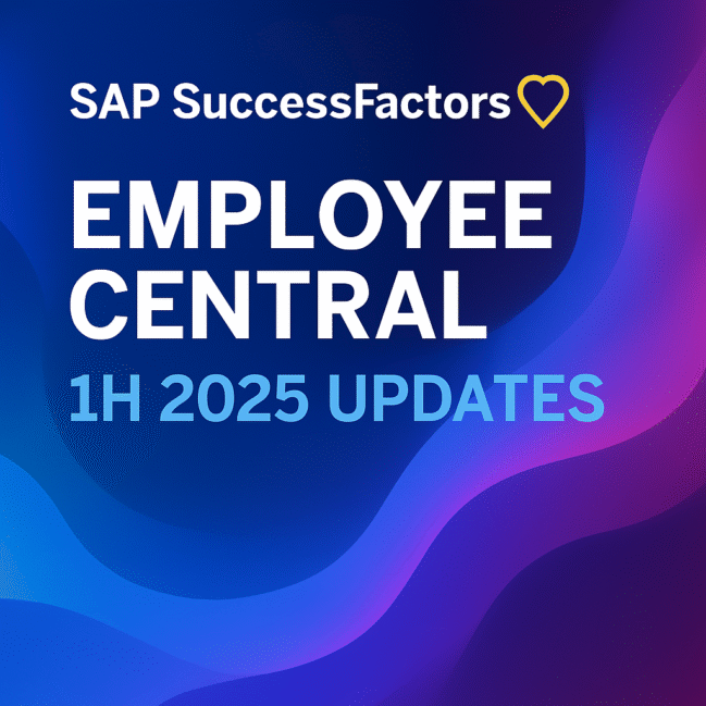 What’s New in SAP SuccessFactors 1H 2025 – Vertical Dot – Human ...